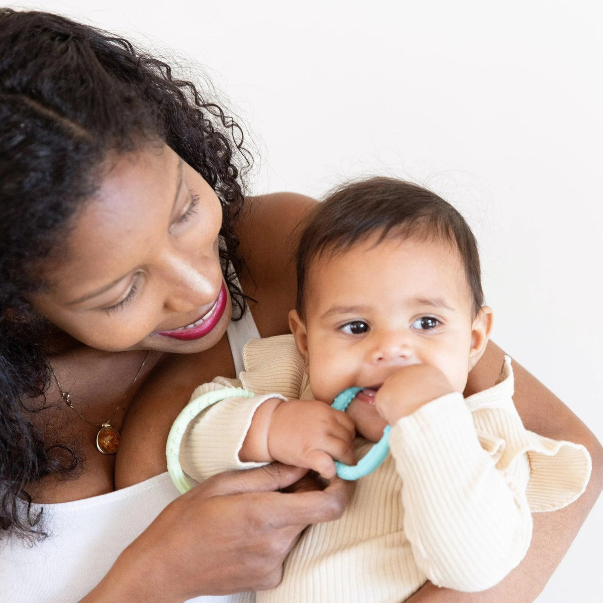 BPA-Free Silicone Teething Rings for Babies 3 months+ Baby | Bumkins