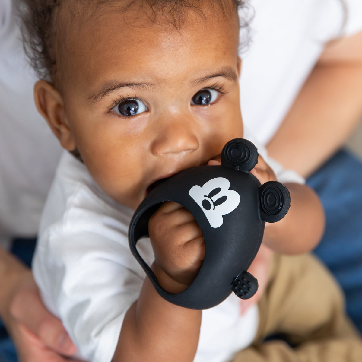Silicone Un-Droppable Mitt Teether Toy, Disney Mickey Mouse | Bumkins