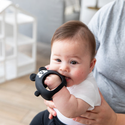 Silicone Un-Droppable Mitt Teether Toy, Disney Mickey Mouse | Bumkins
