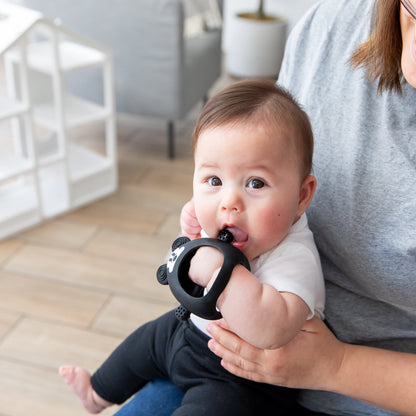 Silicone Un-Droppable Mitt Teether Toy, Disney Mickey Mouse | Bumkins