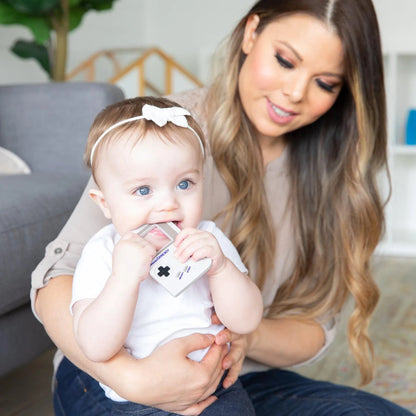 Game Boy Silicone Baby Teether with Shape and Texture – Nintendo Baby | Bumkins
