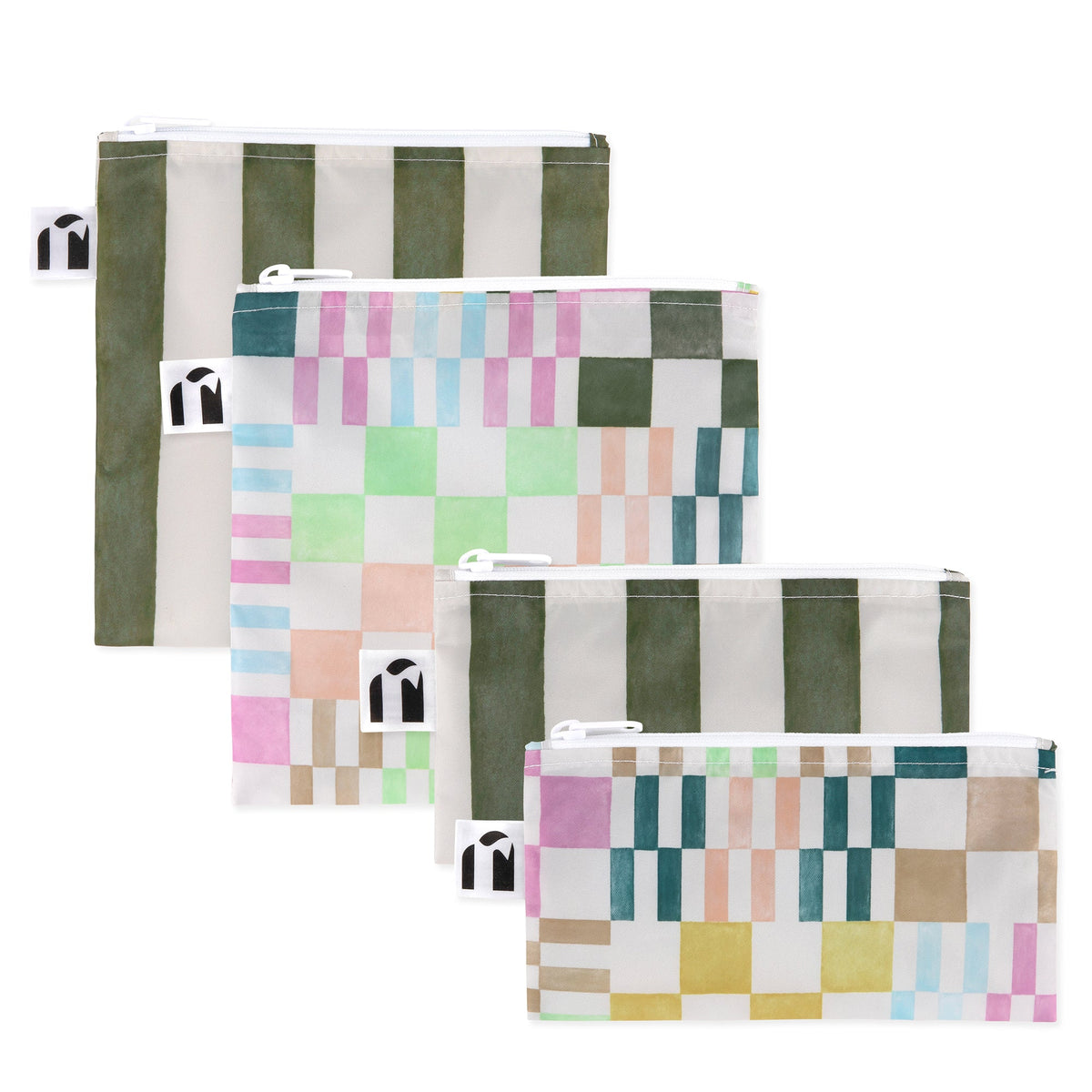 Reusable Snack Bag 4 Pack: Motley Club | Bumkins