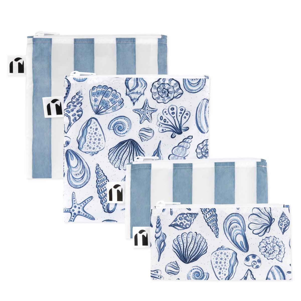 Reusable Snack Bag 4 Pack: Coastal | Bumkins