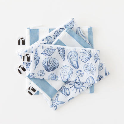 Reusable Snack Bag 4 Pack: Coastal | Bumkins