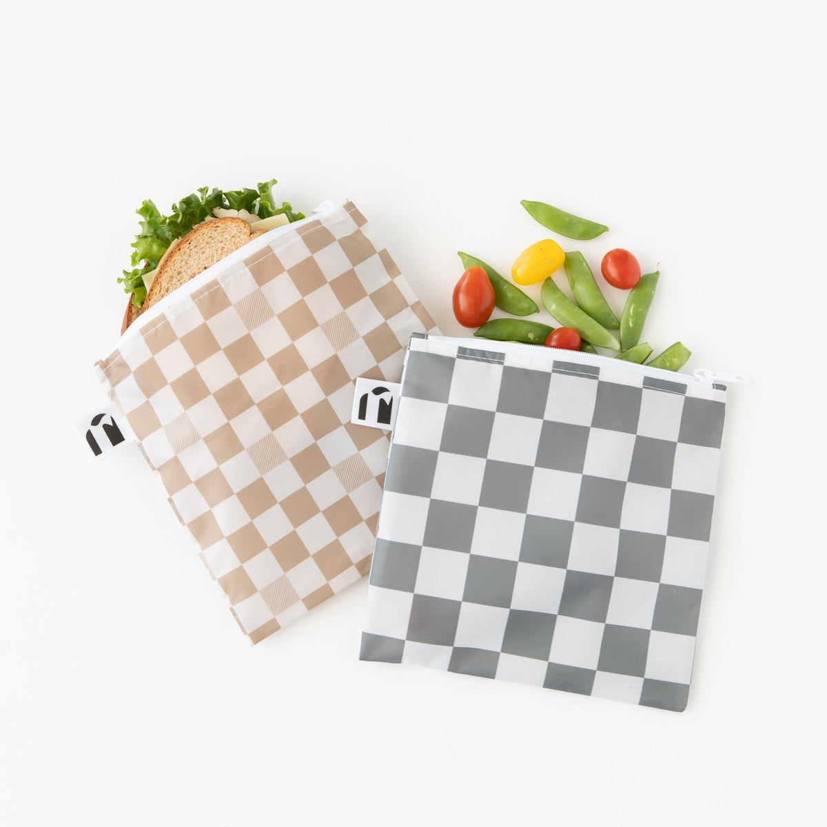 Reusable Snack Bag 4 Pack: Double Check | Bumkins