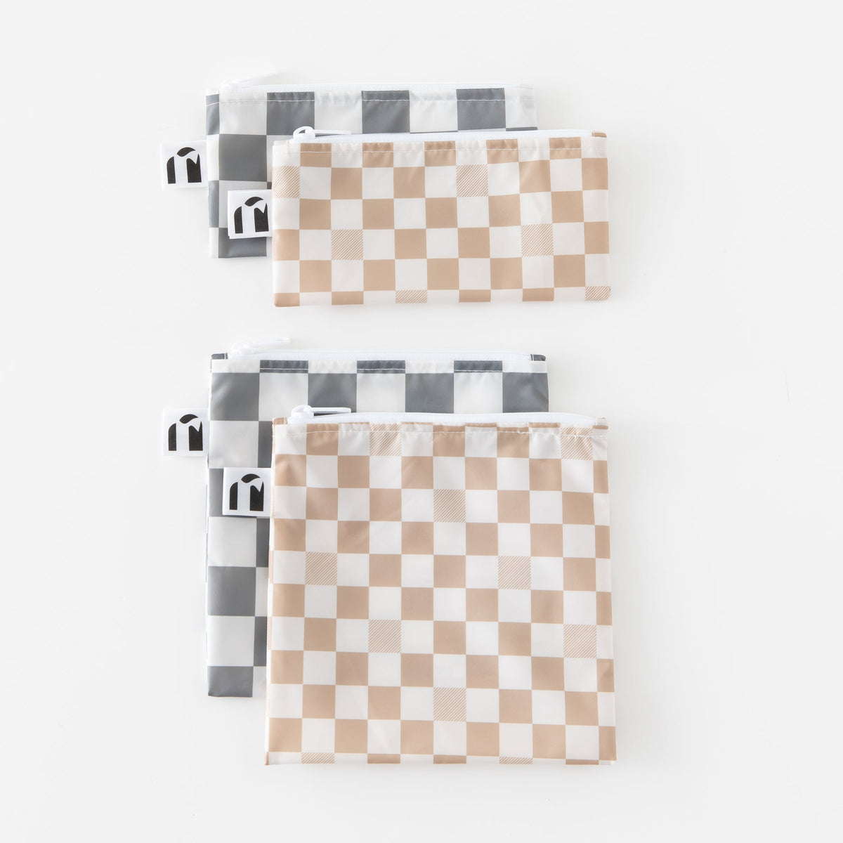 Reusable Snack Bag 4 Pack: Double Check | Bumkins