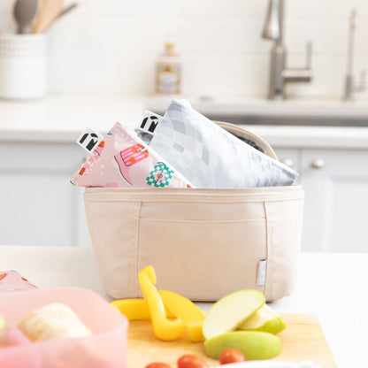 Reusable Snack Bag 4 Pack: Disco Boots | Bumkins
