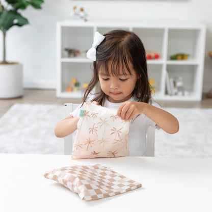 Reusable Snack Bag 4 Pack: Palm Check | Bumkins