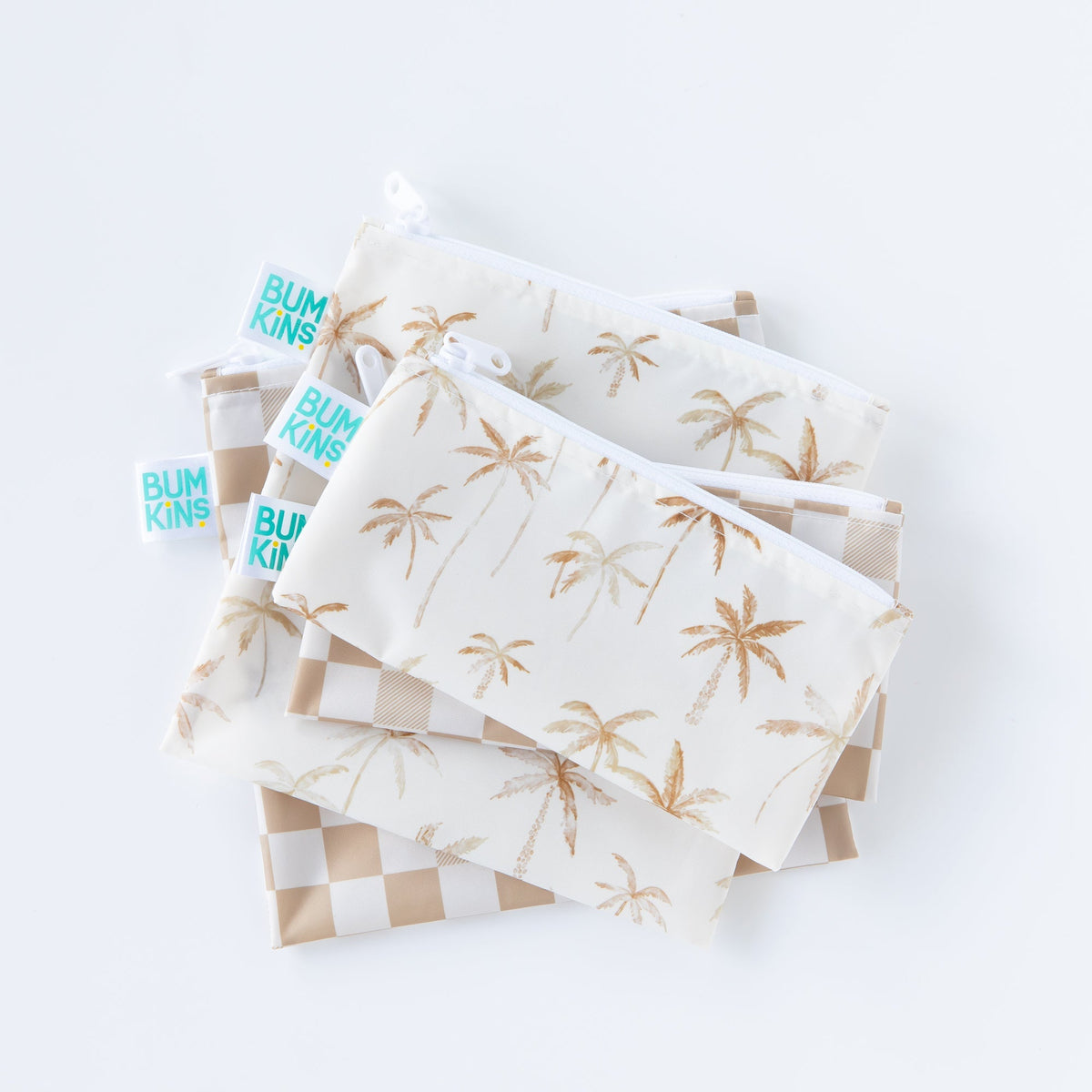 Reusable Snack Bag 4 Pack: Palm Check | Bumkins