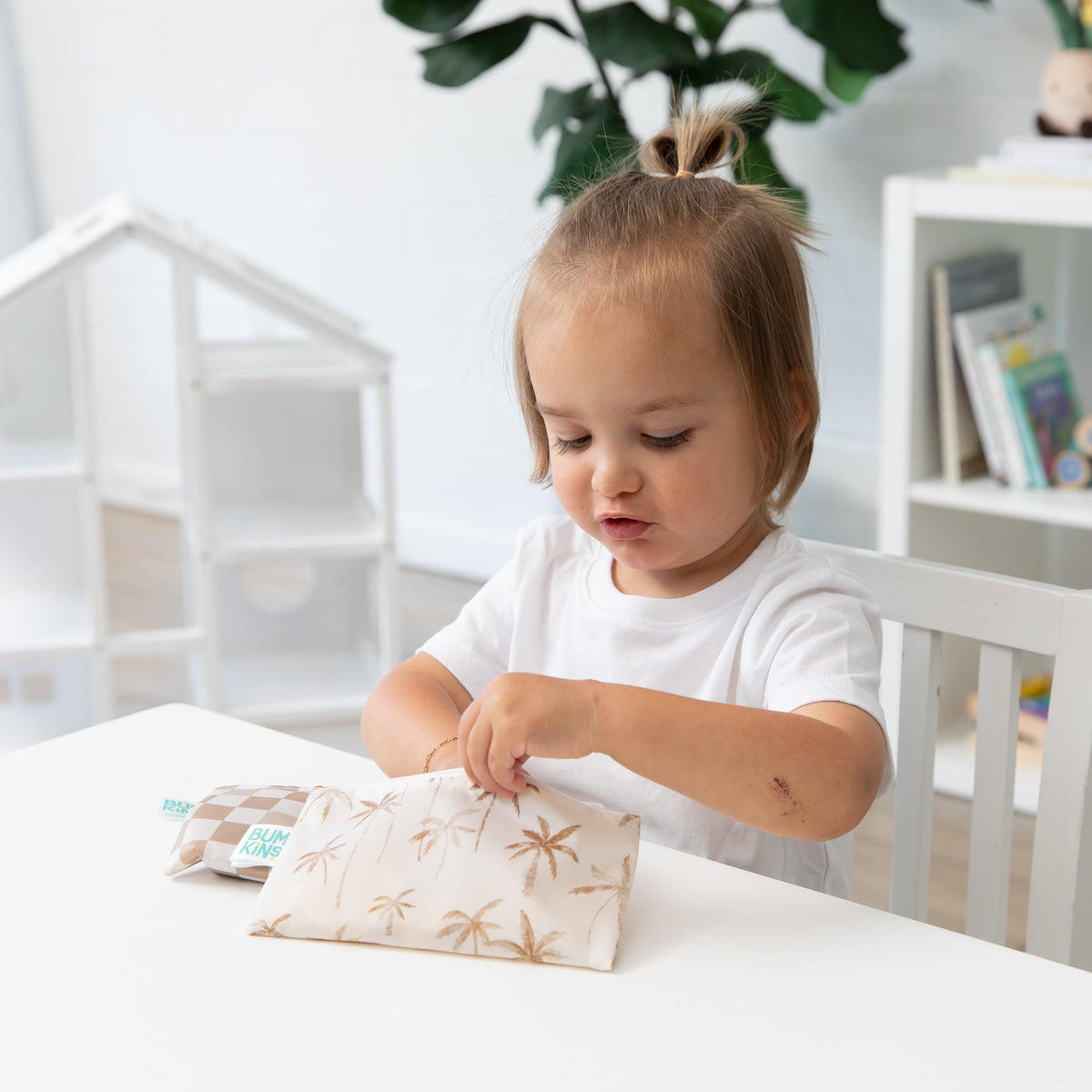 Reusable Snack Bag 4 Pack: Palm Check | Bumkins