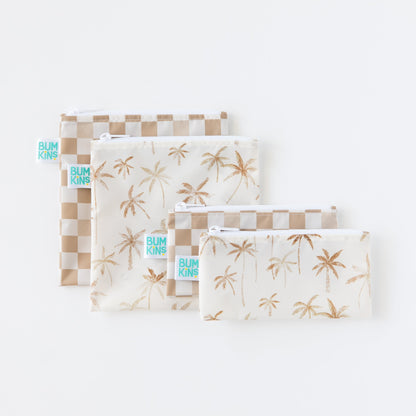 Reusable Snack Bag 4 Pack: Palm Check | Bumkins