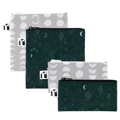 Reusable Snack Bag 4 Pack: Desert Night | Bumkins