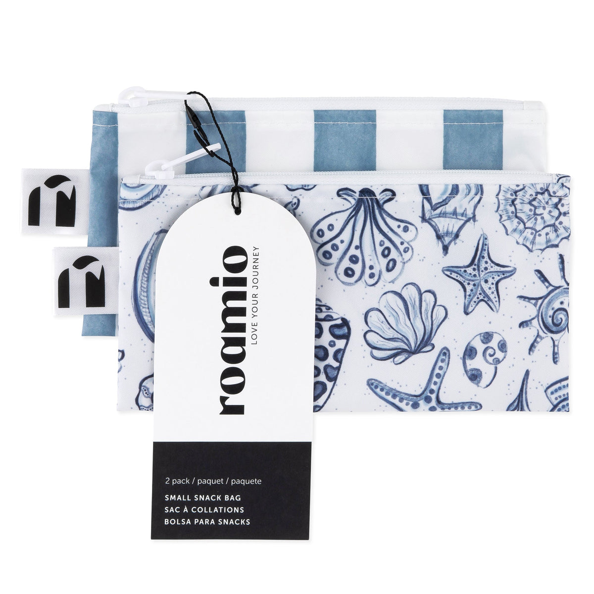 Reusable Snack Bag, Small 2 Pack: Coastal | Bumkins