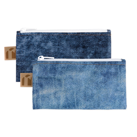 Reusable Snack Bag, Small 2 Pack: Denim on Denim | Bumkins