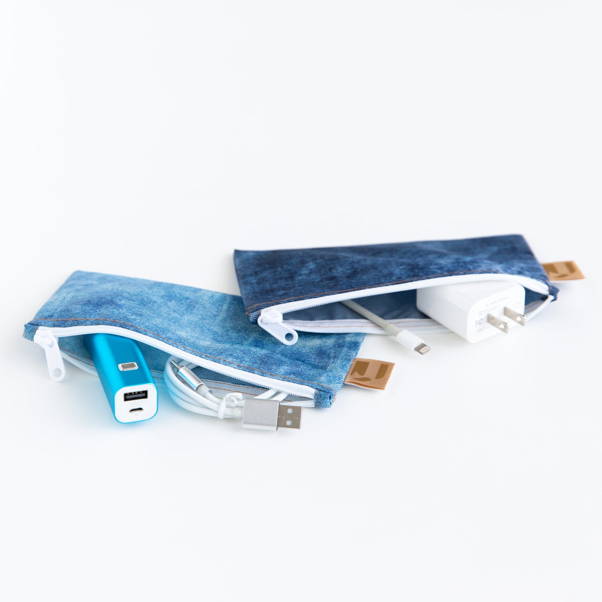 Reusable Snack Bag, Small 2 Pack: Denim on Denim | Bumkins