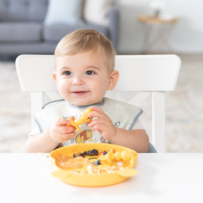 Grip Dish Essential Infant 3-Piece Mealtime Set: Disney Winnie the Poo | Bumkins