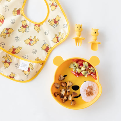 Grip Dish Essential Infant 3-Piece Mealtime Set: Disney Winnie the Poo | Bumkins