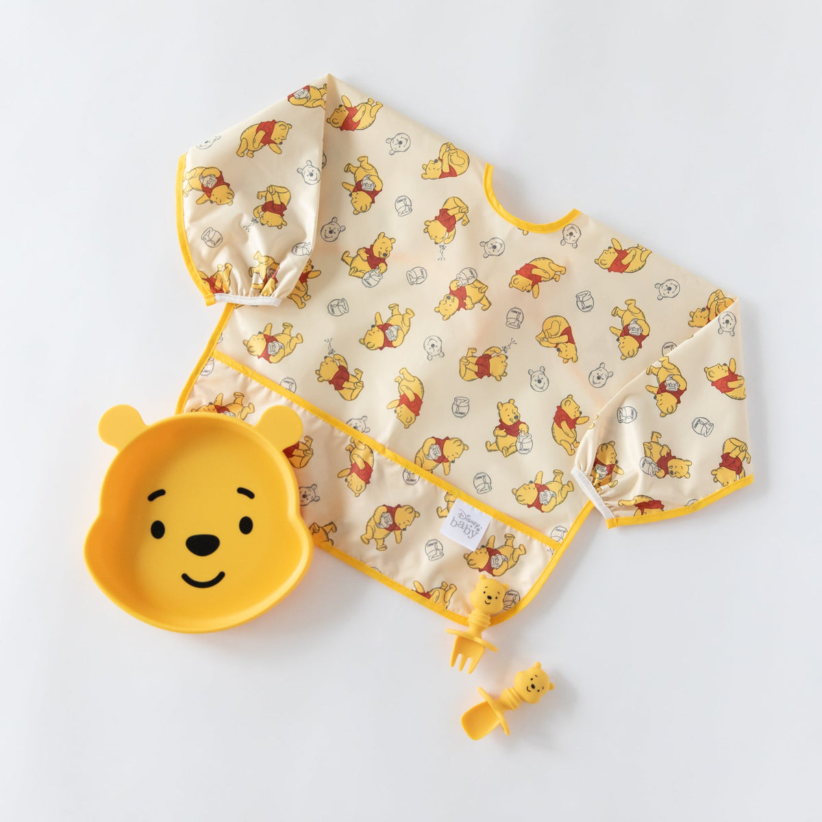 Grip Dish Essential Infant 3-Piece Mealtime Set: Disney Winnie the Poo | Bumkins