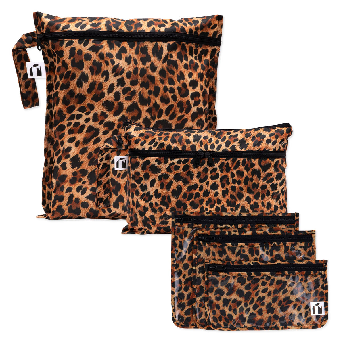 The Commuter Deluxe 5-Piece Set: Leopard | Bumkins
