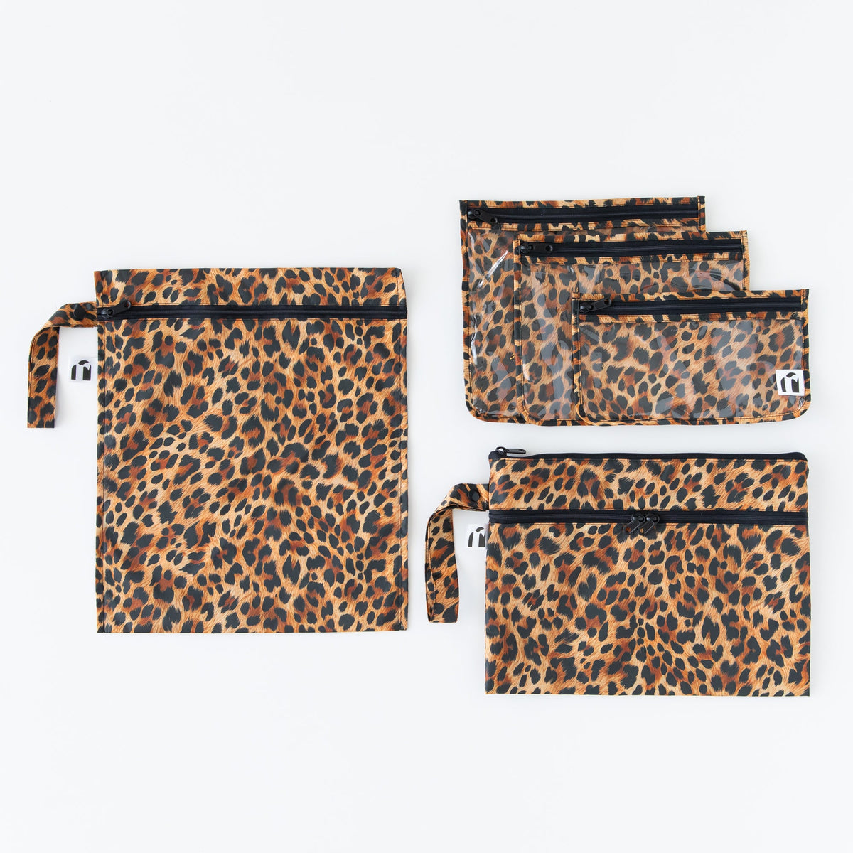 The Commuter Deluxe 5-Piece Set: Leopard | Bumkins