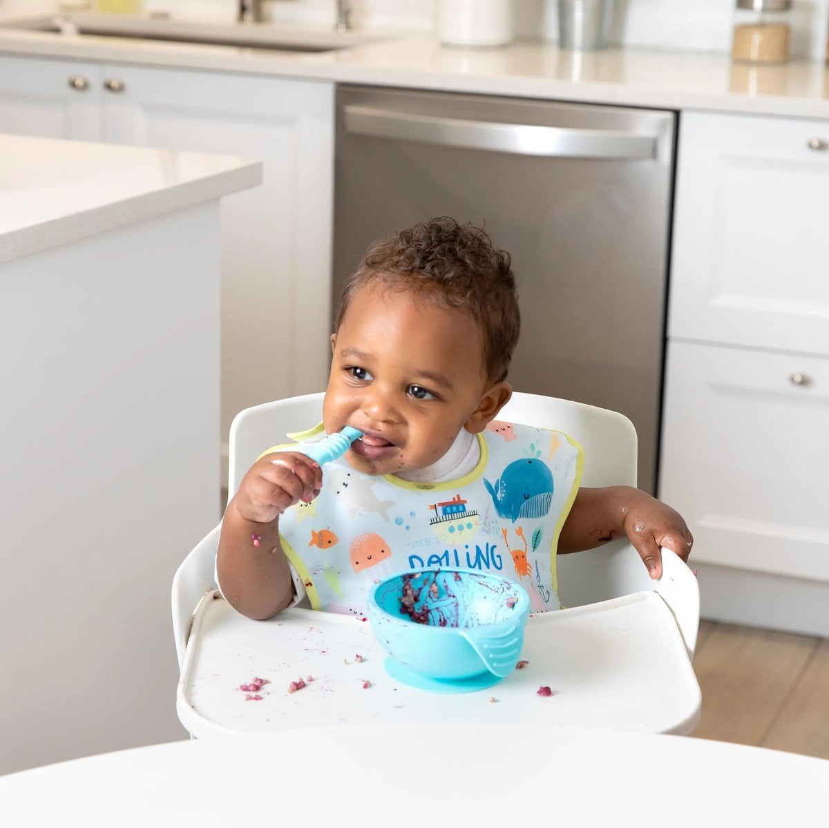 Ultimate Self-Feeding Gift Set For Little Ocean Lovers | Bumkins