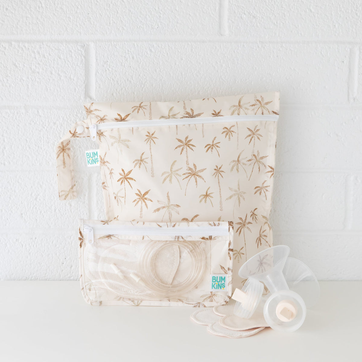 Palm Print Wet Bag + TSA-Friendly Travel Bags, Lightweight | Bumkins