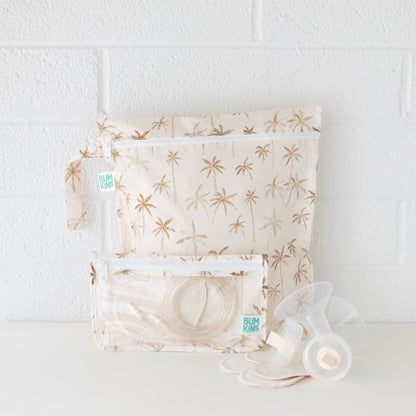 Palm Print Wet Bag + TSA-Friendly Travel Bags, Lightweight | Bumkins
