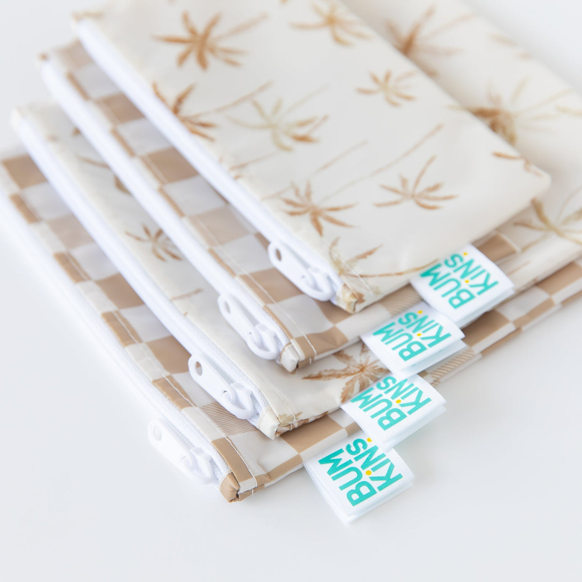 Reusable Snack Bag, Large 2 Pack: Palm Check | Bumkins