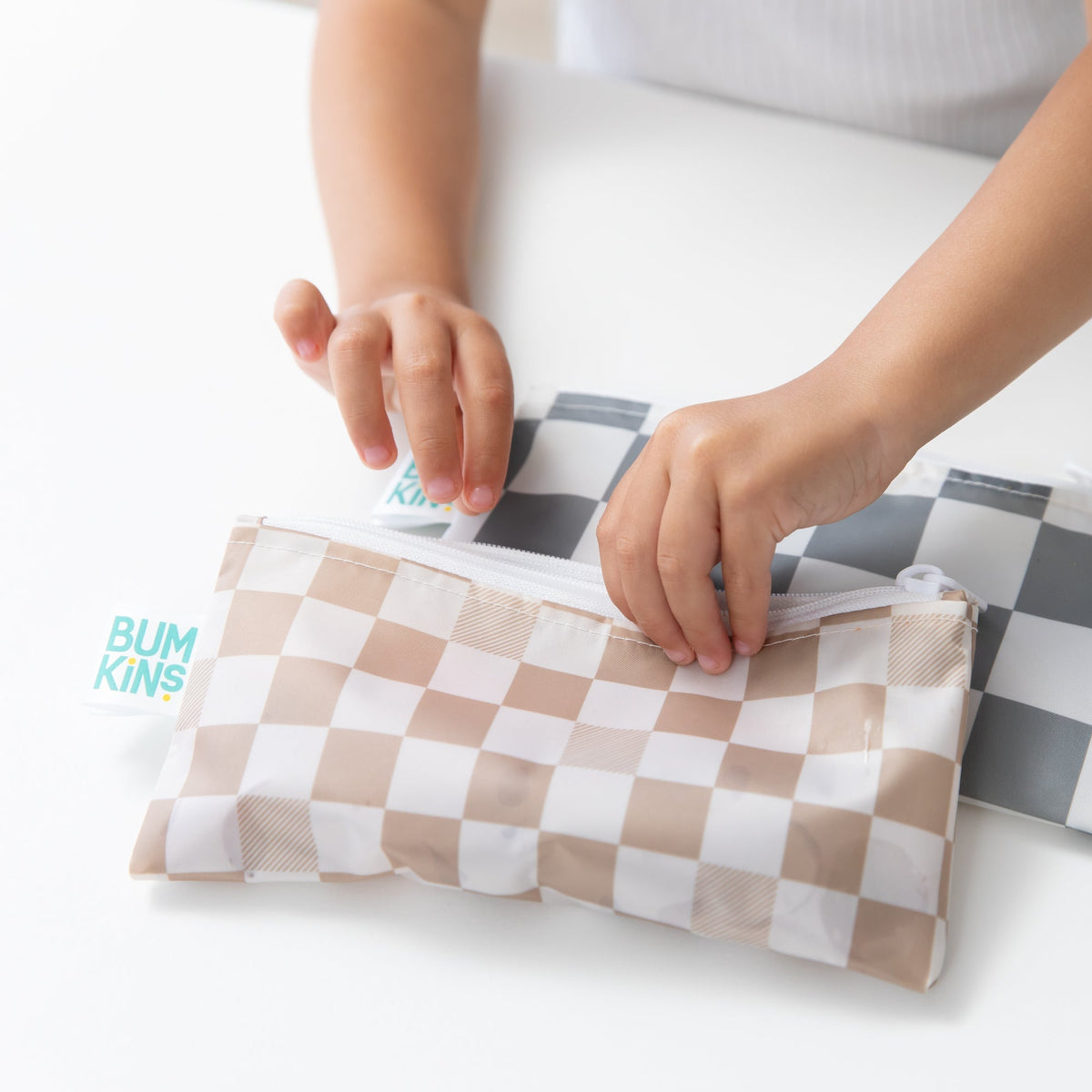 Reusable Snack Bag, Small 2 Pack: Double Check | Bumkins