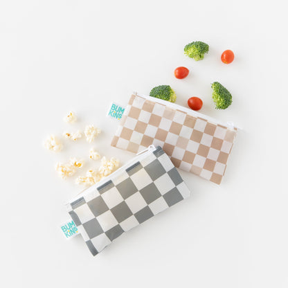 Reusable Snack Bag, Small 2 Pack: Double Check | Bumkins