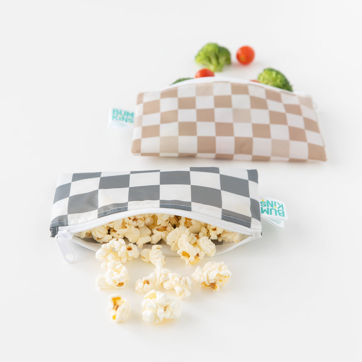 Reusable Snack Bag, Small 2 Pack: Double Check | Bumkins
