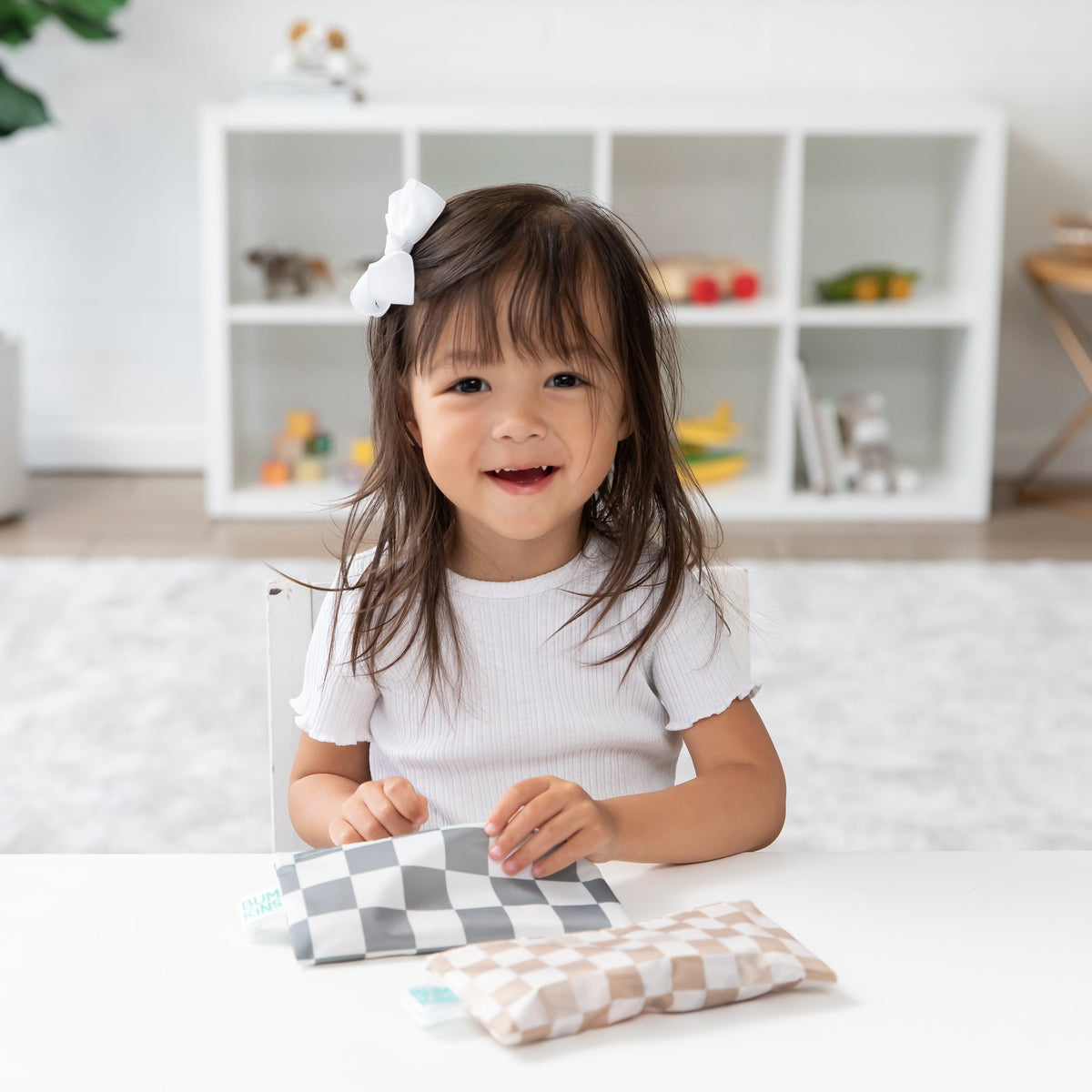 Reusable Snack Bag, Small 2 Pack: Double Check | Bumkins