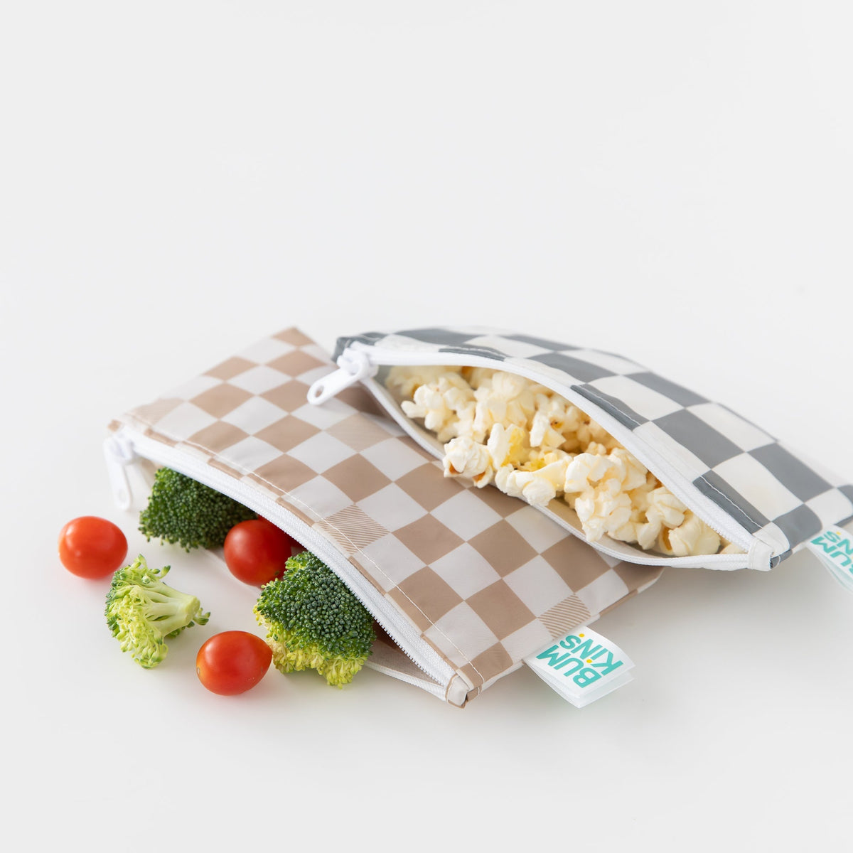 Reusable Snack Bag, Small 2 Pack: Double Check | Bumkins