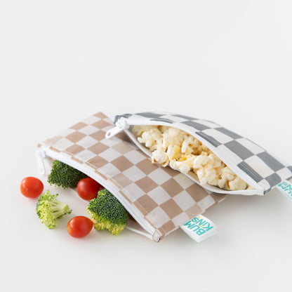 Reusable Snack Bag, Small 2 Pack: Double Check | Bumkins