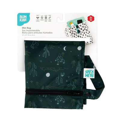 Waterproof Storage Wet Bag for On-the-Go, Starry Cactus Print | Bumkins