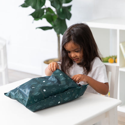 Waterproof Storage Wet Bag for On-the-Go, Starry Cactus Print | Bumkins