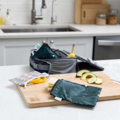 Reusable, Food-Safe Large Snack Bag 2 Pack, Desert Night | Bumkins