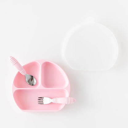 On-The-Go Mealtime 6-Piece Set: Boots + Pink | Bumkins