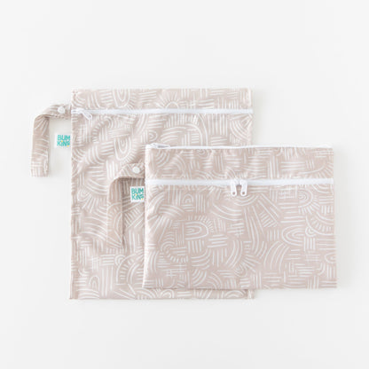 Boho Wander Print Waterproof Bag Set for Travel, Lightweight | Bumkins