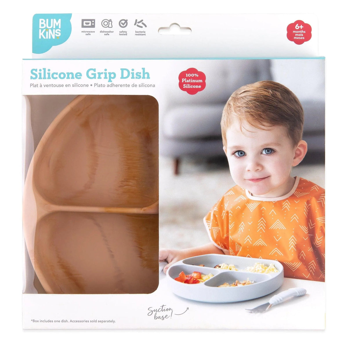Strong Suction Silicone Plate For Tables & Highchair Trays | Bumkins