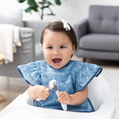 Toddler Silverware Made to Help Littles Scoop + Pierce Food | Bumkins