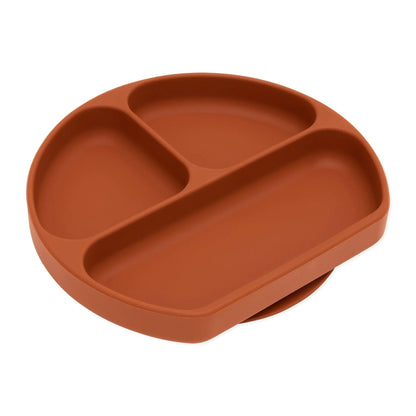 Platinum Silicone 3 Section Plate That Suctions to Surfaces | Bumkins