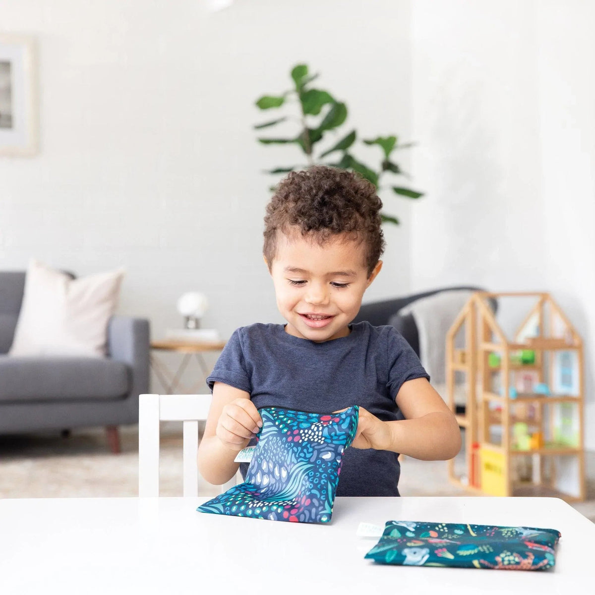 Animal Print Reusable Snack Bag Duo, Cute & Eco-Friendly! | Bumkins