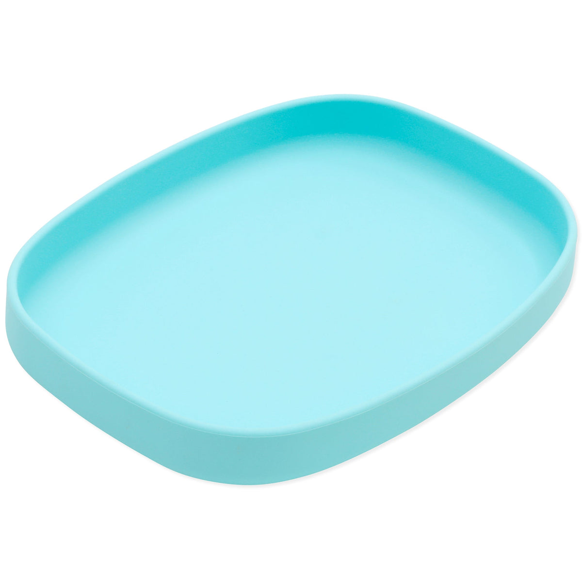 Non-Toxic Silicone Kids Plate For Growing Appetites in Blue | Bumkins