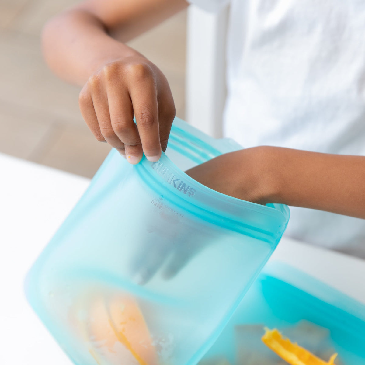 Silicone Flat Reusable Bags: Store, Freeze & Pack with Ease | Bumkins