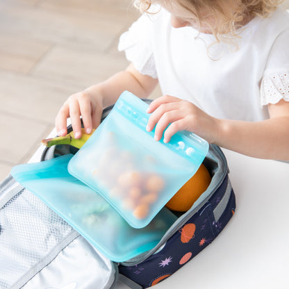 Silicone Flat Reusable Bags: Store, Freeze & Pack with Ease | Bumkins