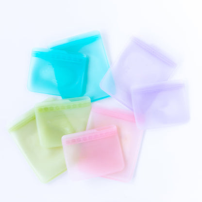 Silicone Flat Reusable Bags: Store, Freeze & Pack with Ease | Bumkins