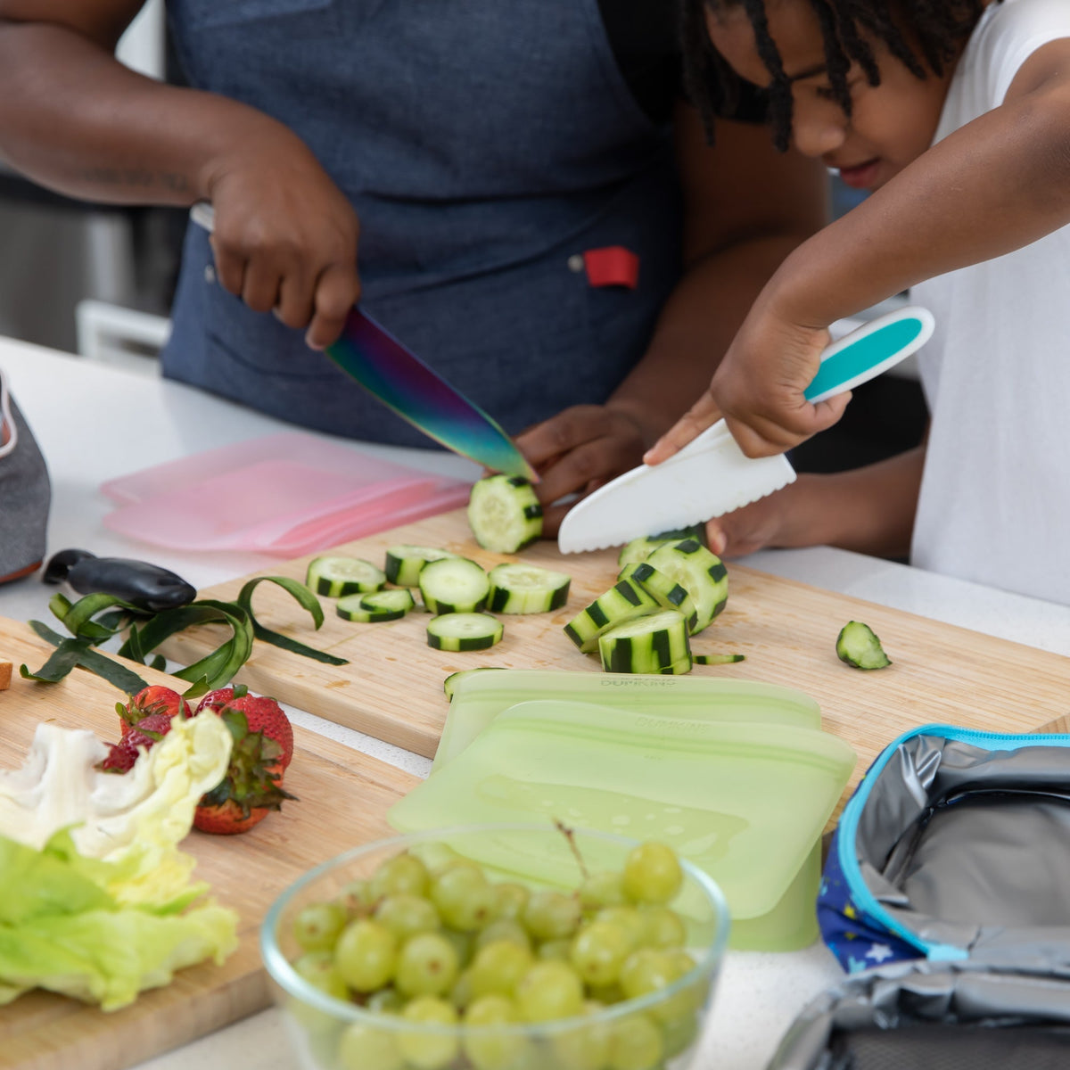 Sage Silicone Storage Bags | Reusable Food & Freezer Bags | Bumkins