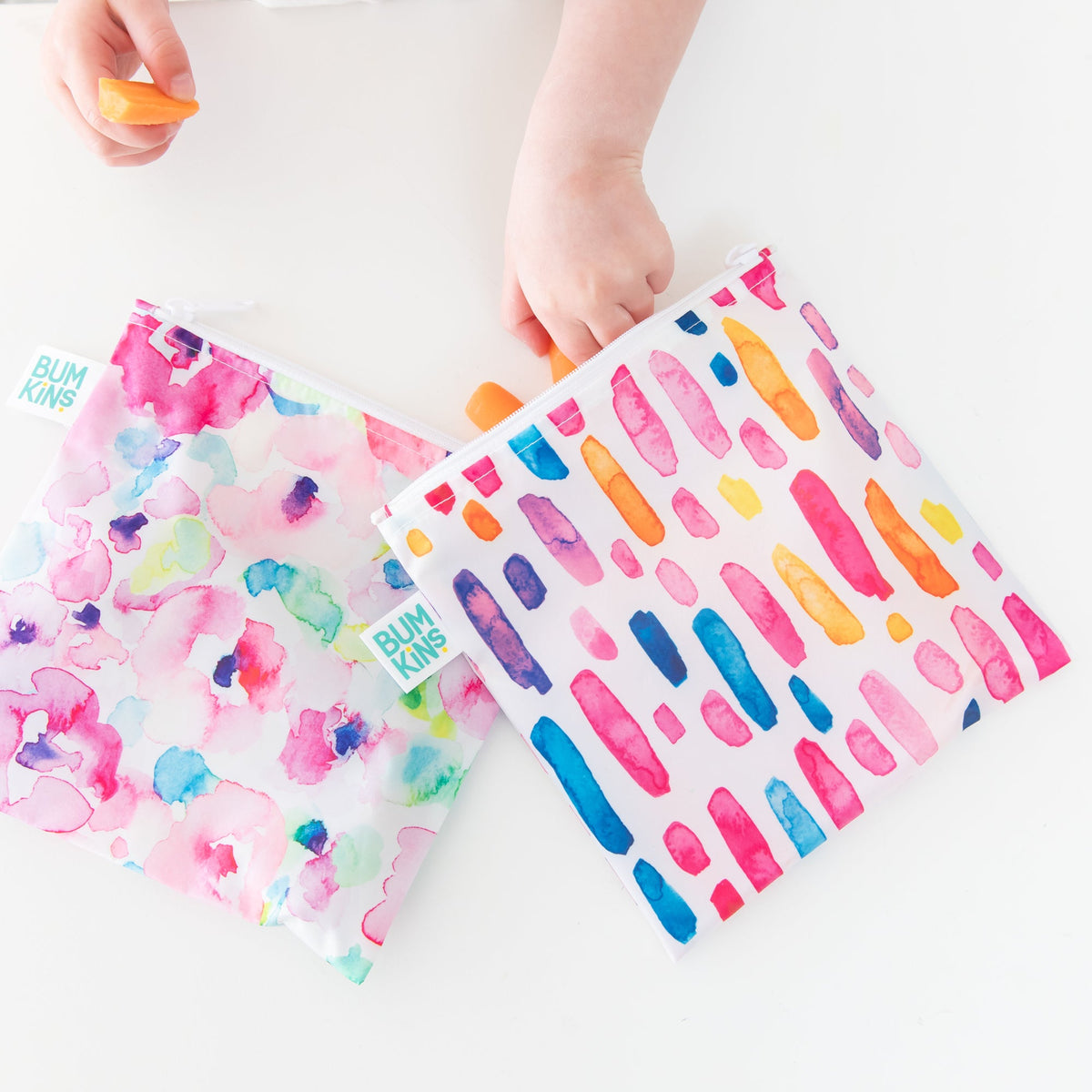 Lunchbox Legends 6-Piece Set: Watercolor Pink Jelly | Bumkins