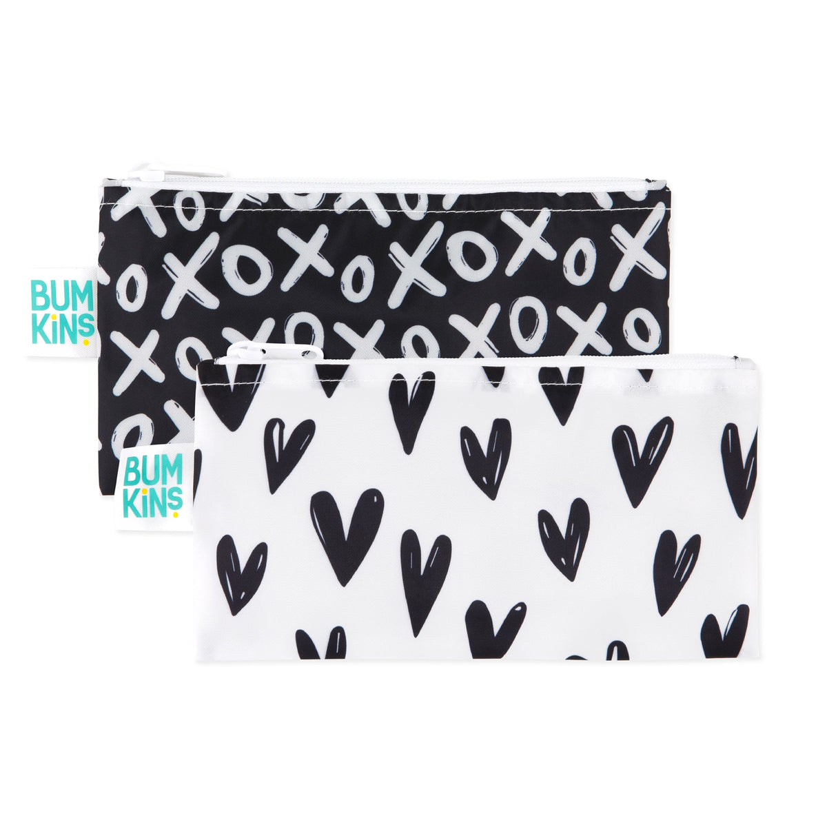 Reusable Snack Bags, Waterproof Fabric, BPA Free, 2-Pack – XOXO Baby | Bumkins